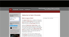Desktop Screenshot of dark-chronicle.co.uk