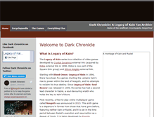 Tablet Screenshot of dark-chronicle.co.uk